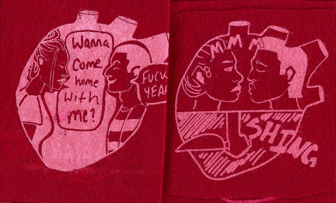 November 2024, Felt, Silk Screen Print