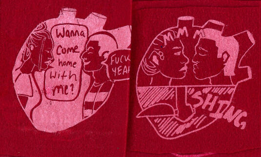 November 2024, Felt, Silk Screen Print