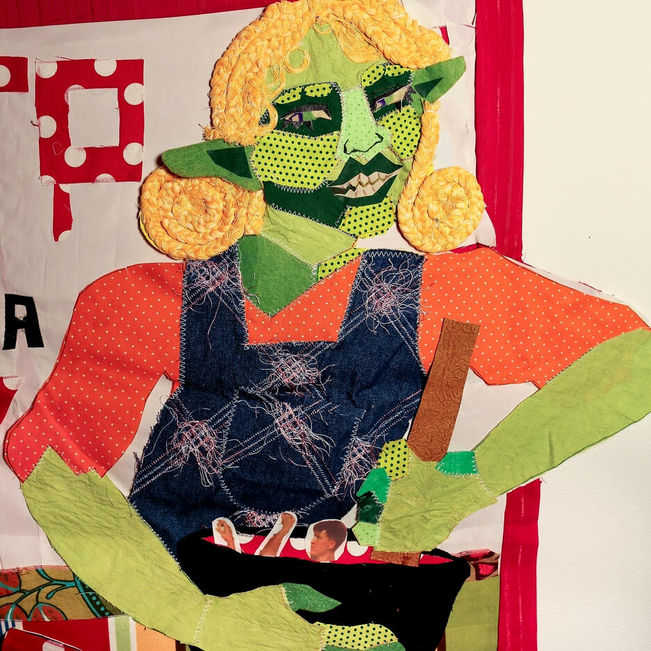 Ways To Pls A Lady, April 2025, Textile Collage