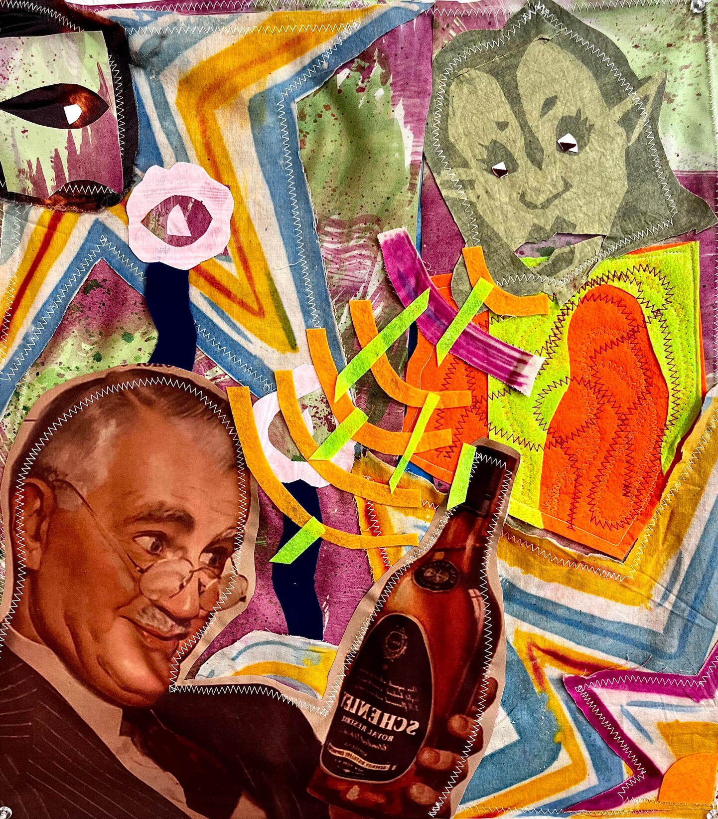 February 2025, Textile Collage