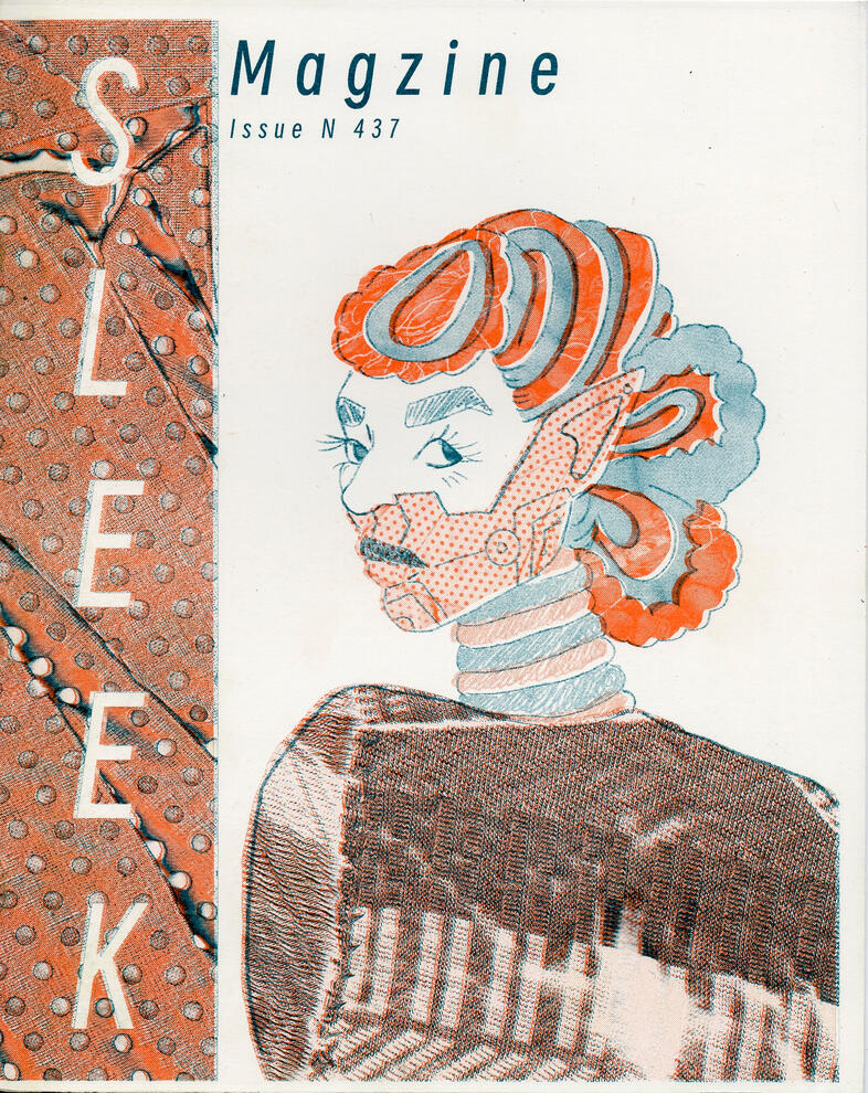 _SLEEK_, October 2025, Textiles, Risograph