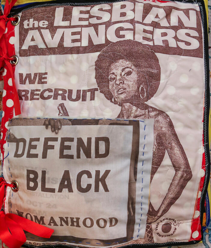 The Avengers Spread Cover, December 2025, Textile Collage, Dye Sublimation Printer, Heat Press Paint, Heat Press Crayons